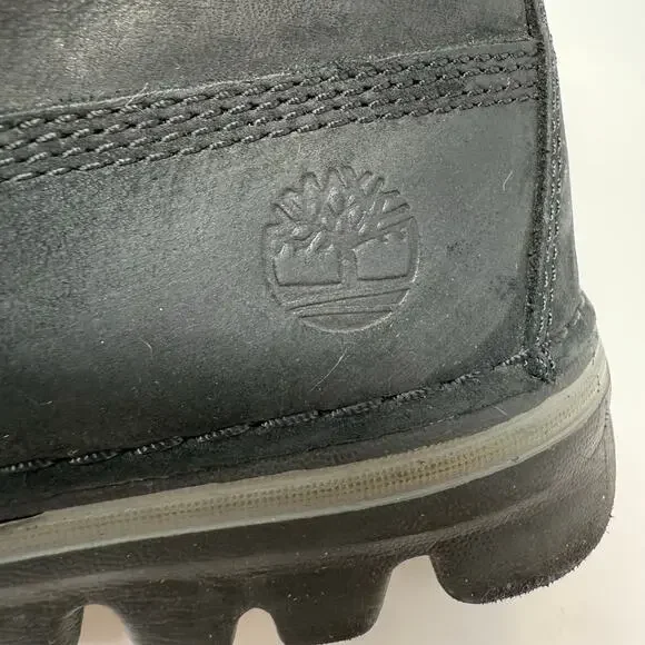 Timberland Hiking Boots Women's 7 Black Suede Leather Hikers Outdoors - Picture 10 of 12